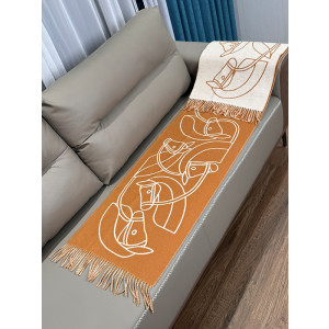 에르메스 H 카사크 앙트렐락 에퀘스트르 캐시미어 머플러