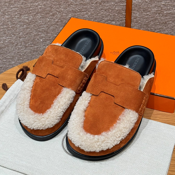 에르메스 시어링 고 뮬 (handmade ver.)