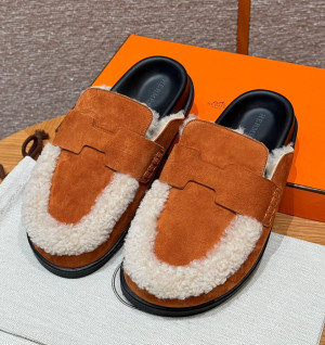 에르메스 시어링 고 뮬 (handmade ver.)