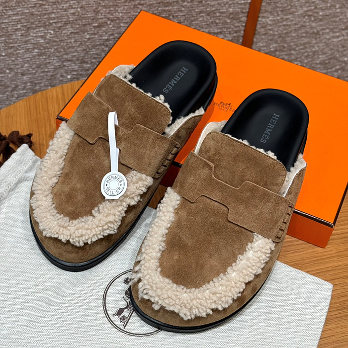 에르메스 시어링 고 뮬 (handmade ver.)