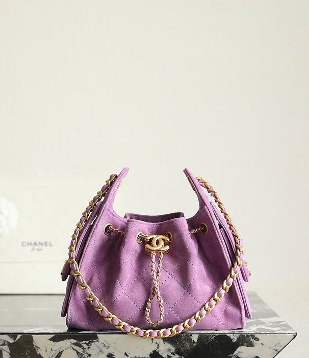 샤넬 25C 크루즈 뉴 호보백 미니 스웨이드 (25백)