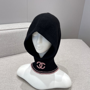 샤넬 CC 로고 후드 바라클라바