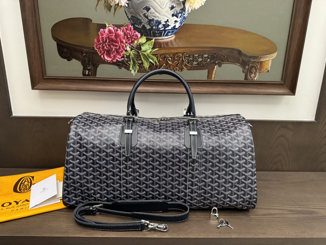 고야드 크로아지에 보스턴백 45cm/50cm (컬러 네이비) (신형)