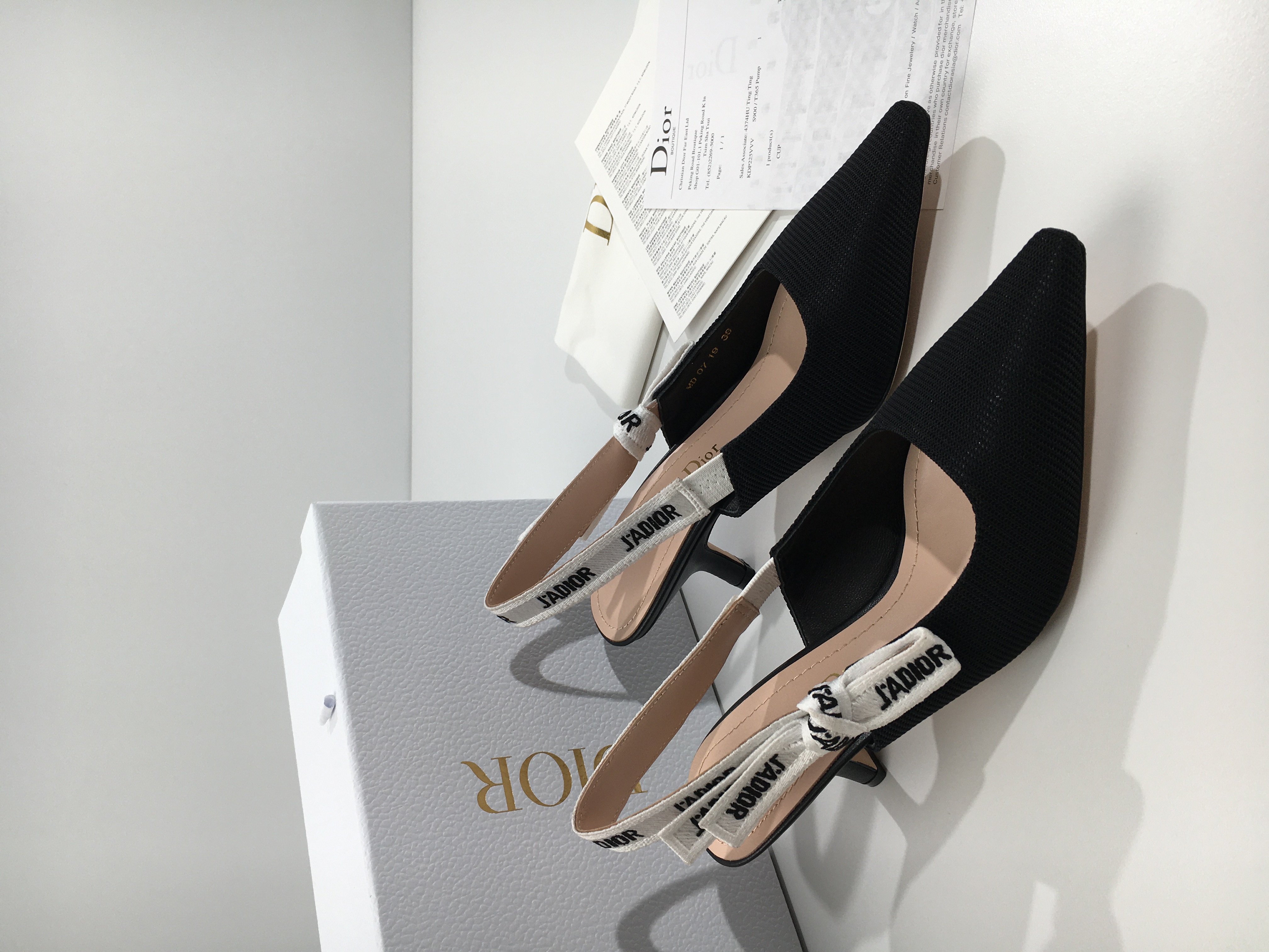 (1647501747) 디올 J`a dior 슬링백 힐 굽:6.5cm / 사이즈:240/38