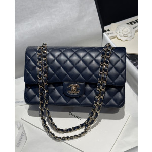 샤넬 클래식 램스킨 미디움 25.5cm