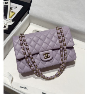 샤넬 클래식 램스킨 미디움 25.5cm