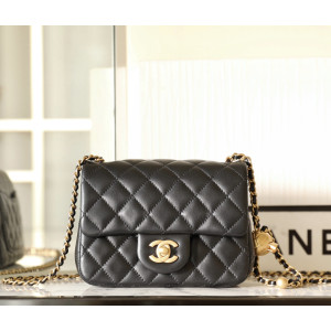 샤넬 25K 빈티지 골드 골드볼 쁘띠삭 플랩백