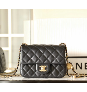 샤넬 25K 빈티지 골드 골드볼 쁘띠삭 플랩백