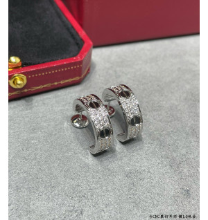 까르띠에 세라믹 러브 귀걸이 풀파베