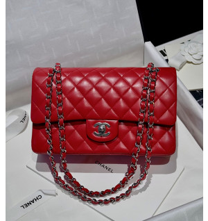 샤넬 클래식백 램스킨 미디움 25.5cm